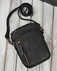 torby i nerki męskie Saszetka męska skórzana na ramię czarna mała funkcjonalna IM-02-BL 2