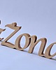 dodatki ślubne Napis z drewna Żona & Mąż, stojący, dekoracje ślubne 2