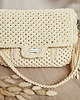 torby na ramię Elegance - torebka listonoszka ze sznurka - pastelowy żółty 5