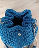 torby na ramię Ręcznie robiona torebka bucket bag w kolorze jeansowym 1
