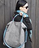 torby XXL Torba hobo XXL - szarość, szmaragd 1