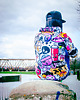 bluza z kapturem damska Damska Bluza z kapturem DR.CROW Graffiti Bizarre 1