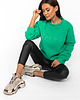bluza bez kaptura damska Bluza oversize logo OOH LA LA GREEN 4