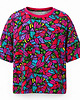 t-shirt damskie Flower power - wygodna i wyrazista koszulka oversize 4