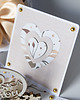 kartki scrapbooking 30 rocznica ślubu, perłowe gody, exploding box, kartka 3d 3