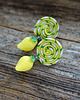 kolczyki soutache Cytrynki- letnie kolczyki soutache 3