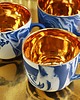 kubki i filiżanki Ceramiczny kubek Grafik niebiesko złoty 3