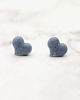 kolczyki z masy plastycznej Kolczyki Granite heart 5