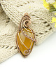 wisiory Agat brazylijski wisiorek wire wrapping 6