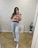 spodnie materiałowe damskie Damskie Spodnie Jeansowe z Przetarciami, Mom Jeans, Dziurawe jeansy 4