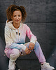 bluza z kapturem damska Damska Bluza Expres Zamek DR.CROW Abstract Pastels 1