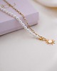 chokery Choker z pereł z zawieszką 2