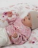 czapki dziecięce Dziewczęca czapka na zimę MARITA MINI Eko-pompon Brudny Róż 2