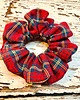 gumki do włosów Pela' SCRUNCHIE Cozy czerwona w kratkę 4