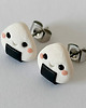 kolczyki z masy plastycznej Kolczyki sushi onigiri z modeliny 1