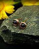 kolczyki wire wrapping Kolczyki sztyfty z onyksem 8