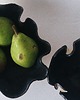 miski i misy Komplet czarnych ceramicznych misek 1