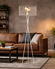 lampy podłogowe Czarna loftowa lampa podłogowa do salonu LIXA LOFT w kolorze czarnym 1