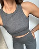 topy damskie Tank top graphite 2