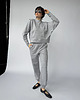 bluza bez kaptura damska Bluza Art grey z poduchami 1