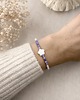 bransoletki - inne Bransoletka Lavender Pearl 1