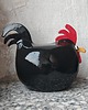 dodatki - różne Czarny kogut ceramiczny na Wielkanoc 3