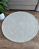 dywany Dywan ze sznurka bawełnianego okrągły szydełkowy 80cm 1