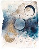 grafiki i ilustracje Fazy Księżyca - Moon 1