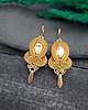 kolczyki soutache Kolczyki sutasz złote delikatne romantyczne małe lekkie Olivia 2