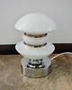 lampy stołowe Lampka Space Age, lata 80., chrom i szkło, E14 4