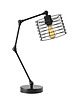 lampy stołowe Regulowana lampa biurkowa z drucianym kloszem SASSARI LOFT 2