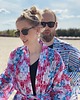 ubrania różne Długie kimono boho Dolce Vita pink/blue 3
