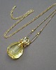wisiory Sekretnik /quartz lemon/ naszyjnik 1