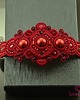 bransoletki soutache Unikatowa bordowa bransoletka sutasz 1