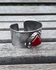 bransoletki wire wrapping Winna czerwień -  bransoletka regulowana, rezerwacja 3