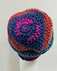 czapki damskie Kolorowa gruba czapka smerf ręcznie robiona 4