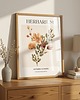 grafiki i ilustracje PLAKAT herbarium kwiaty jesienne 1