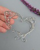 nausznice Nausznica zausznica uszy elfa kamień słoneczny wire wrapping 3