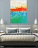obrazy Obraz ręcznie malowany do salonu horyzont w ogniu 5