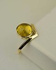 pierścionki złote Złoty pierścionek z bursztynem pr. 585 2