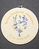 Ślub - inne Podziękowania, Indywidualna dedykacja, haft w tamborku 23 cm 3