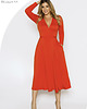 sukienki midi damskie Sukienka Dreamgirl pomarańczowa 3