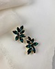 kolczyki pozłacane Kolczyki pozłacane BRIGHT emerald 2