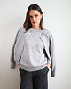 swetry damskie  Kardigan Ines merino jasnoszary 2