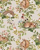 naklejki ścienne do pokoju dziecka Little Sleepy Animals Beż Tapeta 3