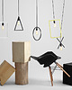 lampy wiszące Lampa wisząca geometryczna trójkąt Triam - biała czarna 5