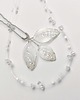 Biżuteria ślubna Komplet ślubny Dip Art "Nieważkość" choker, kolczyki i wsuwki 2