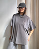 t-shirt damskie T-shirt Cheer oversize french grey 2