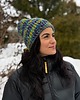 czapki damskie Kolorowa duża czapka beanie z wełną i alpaką 2