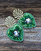 kolczyki soutache Kolczyki Monsterowe serce 1